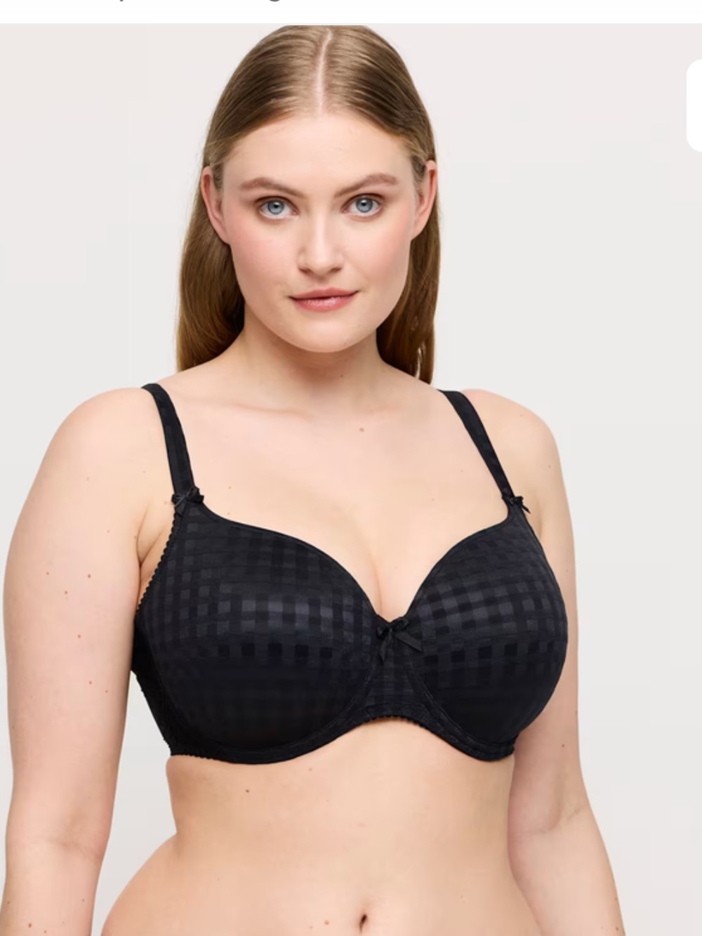 Primadonna Women's Madison Padded‎ Bra Heartshape Black Size 38DDD/F